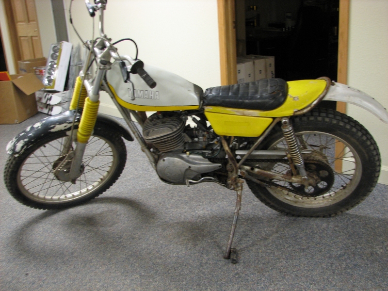 1974 Yamaha Trial TY250